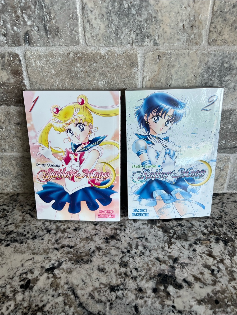 Sailor Moon Manga Volumes 1 & 2 — Pink and Blue Covers